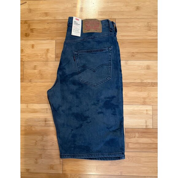 Levi’s 569 Loose Straight Denim Shorts | Stretch | Size 30 | Dark Wash | NWT - Picture 1 of 6